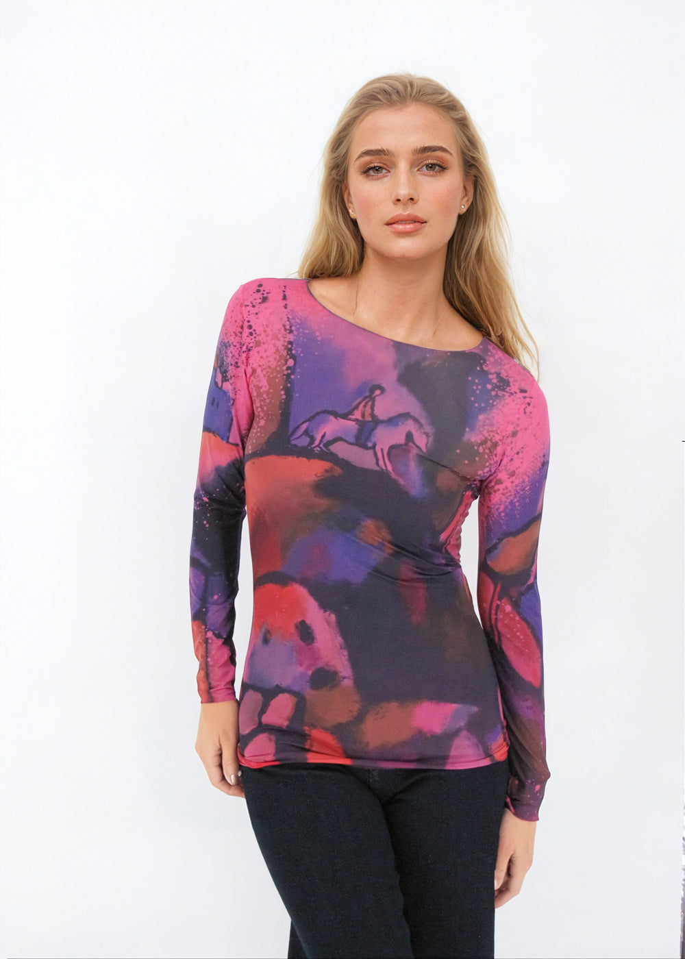 Merida Second Skin Raw Edge Top