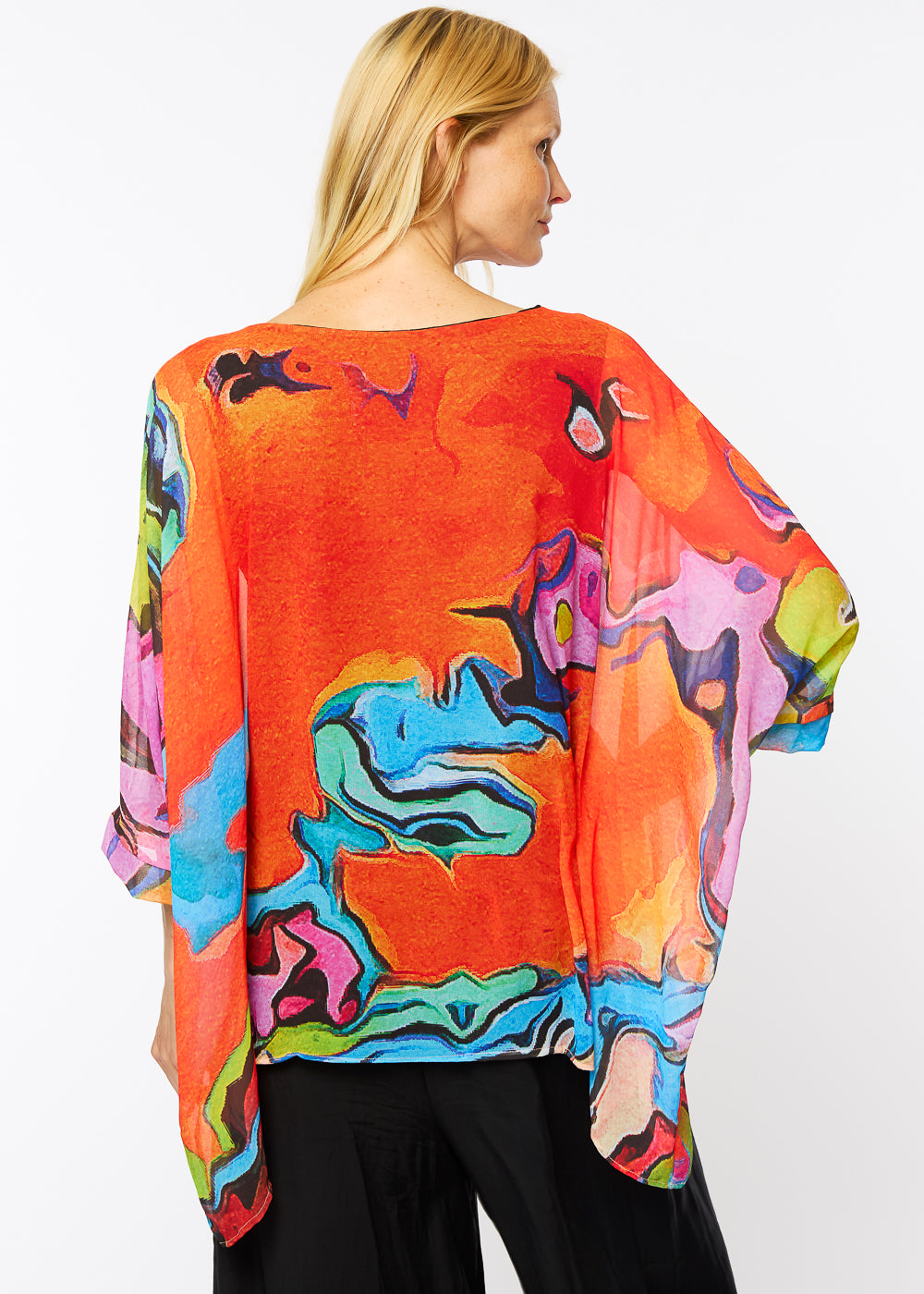 Capri Poncho in Wake Up