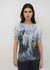 Florence Solid Double Sheer Short Sleeve Top - Prints