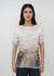 Florence Solid Double Sheer Short Sleeve Top - Prints