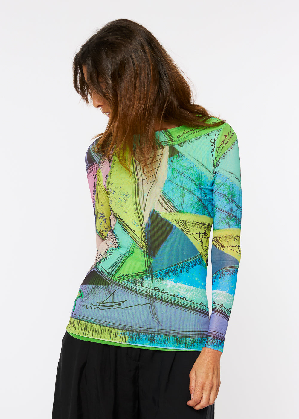 Angles - Florence Double Sheer Top