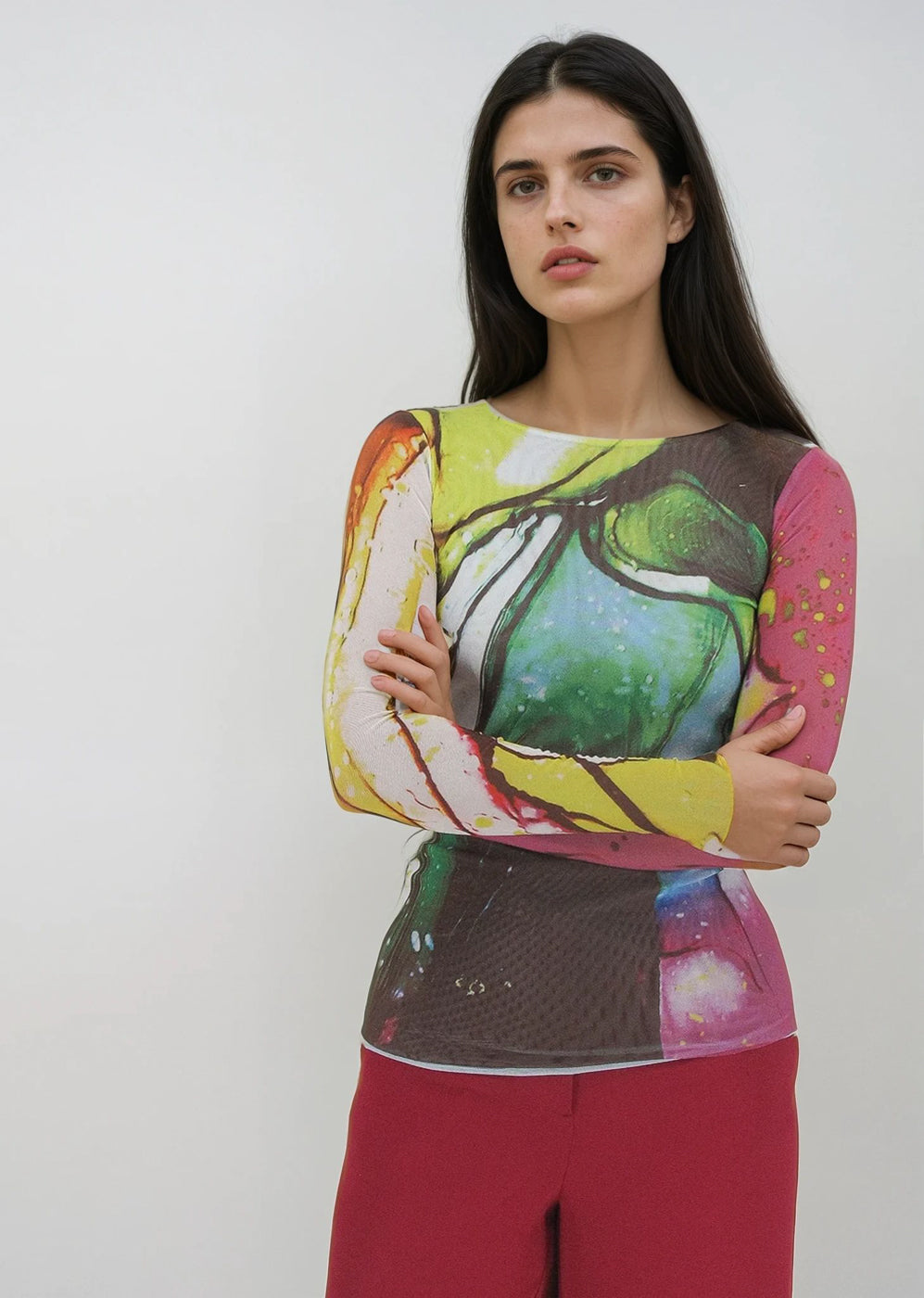 Web Exclusive - Florence Double Sheer Top