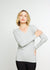 Kate Long Sleeve V Neck Top