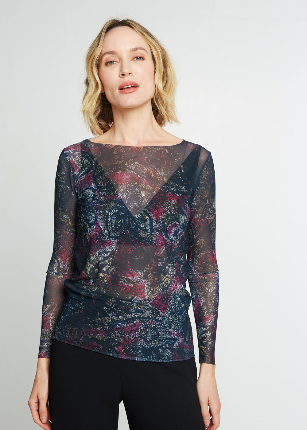 Velvety - NudiTee Sheer Top - In Stock