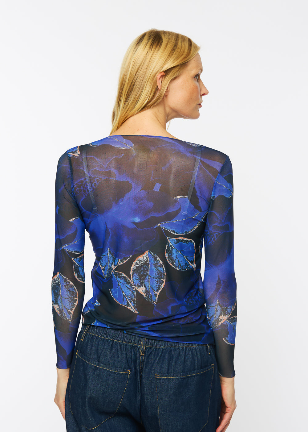 Feeling Blue - NudiTee Sheer Top
