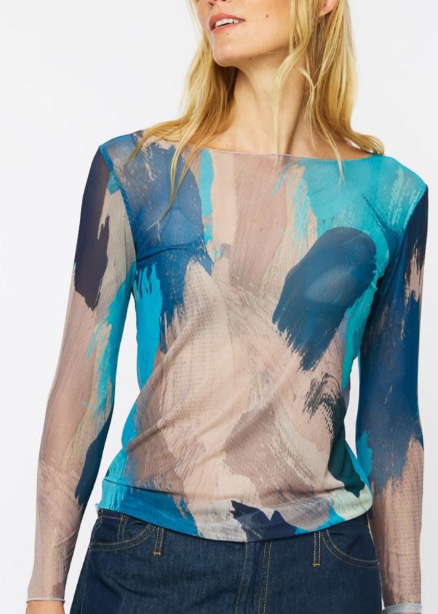 Celestial - NudiTee Sheer Top