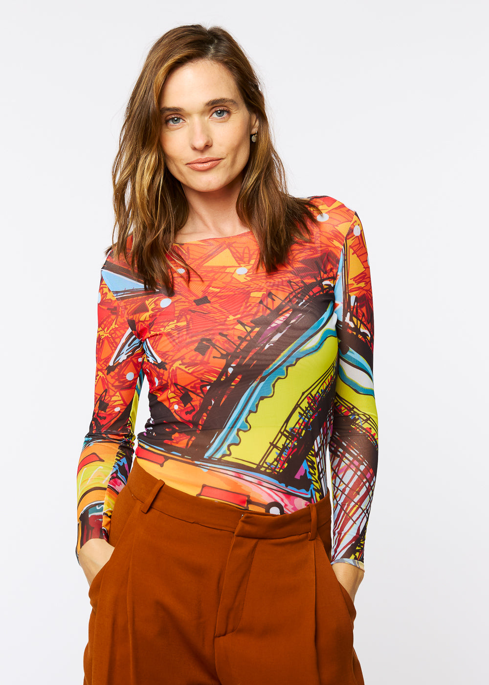 Metropolitan - NudiTee Sheer Top