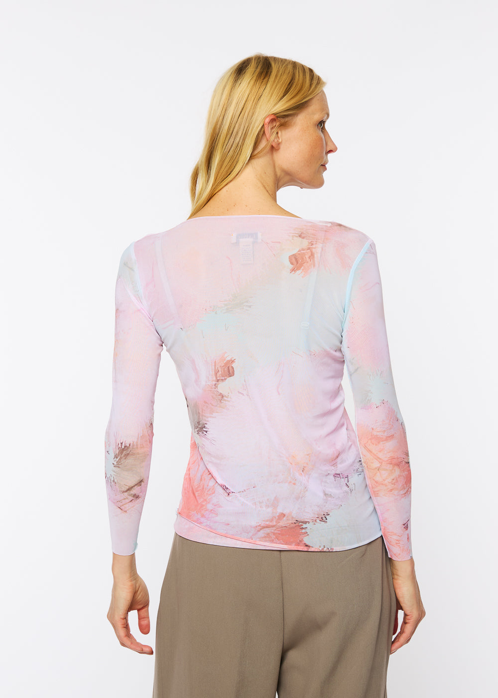 Feather Blush - NudiTee Sheer Top