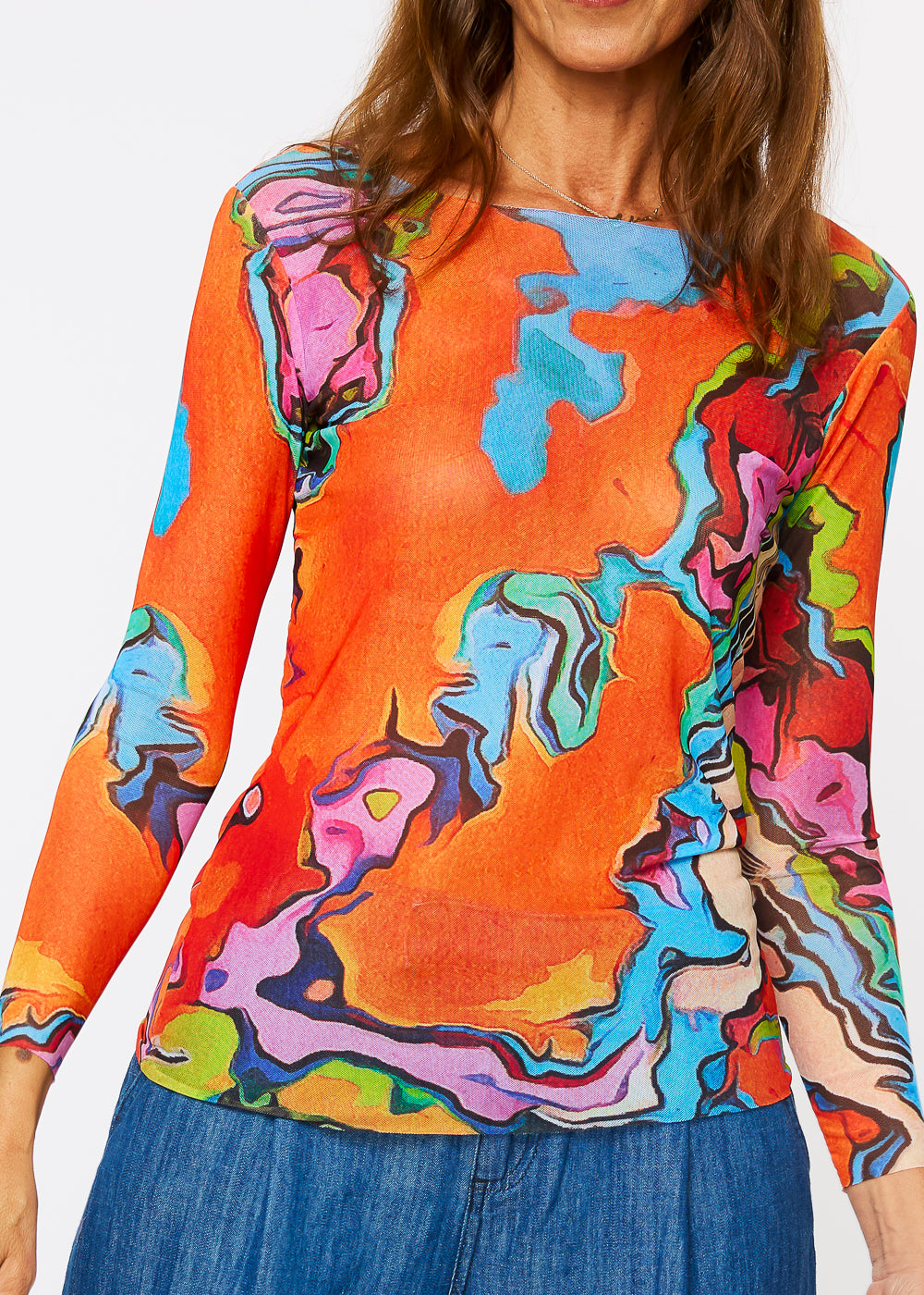 Wake Up - NudiTee Sheer Top