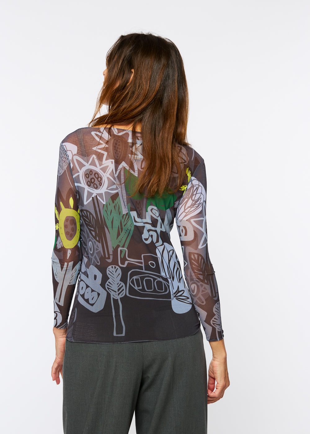 Dream In Chalk - NudiTee Sheer Top