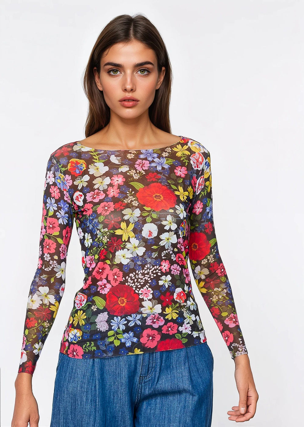 Perennial - NudiTee Sheer Top