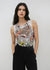 Florence Double Sheer Tank Top - Prints
