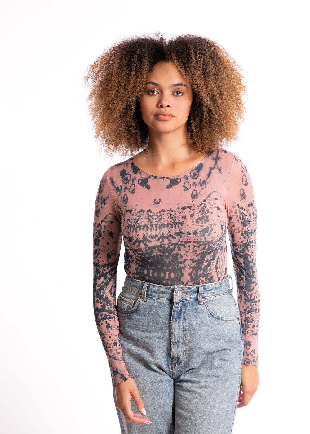 Henna Second Skin Raw Edge Top