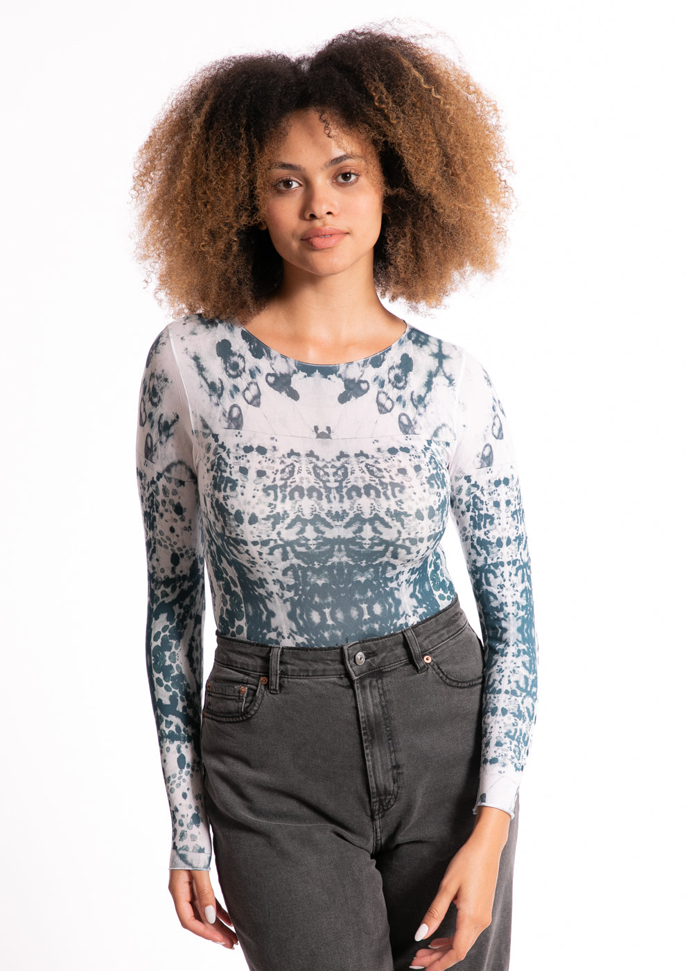 Henna Second Skin Raw Edge Top