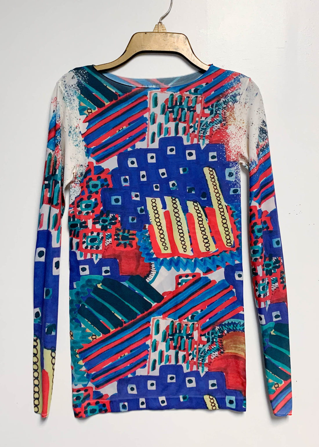 Whimsical Second Skin Raw Edge Top