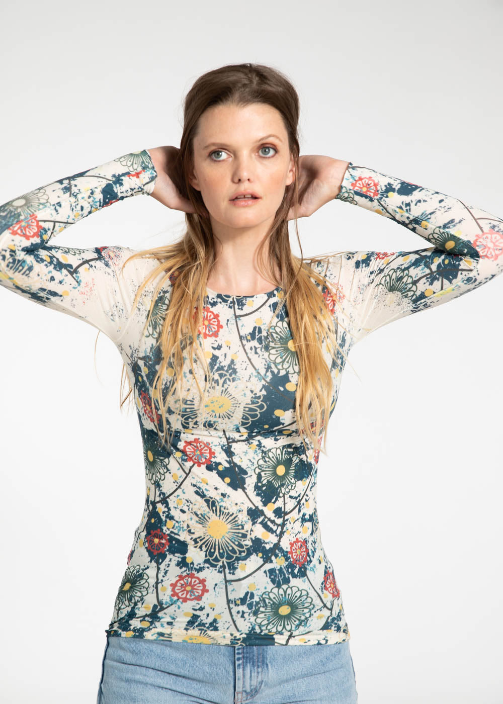 Woodstock Second Skin Raw Edge Top