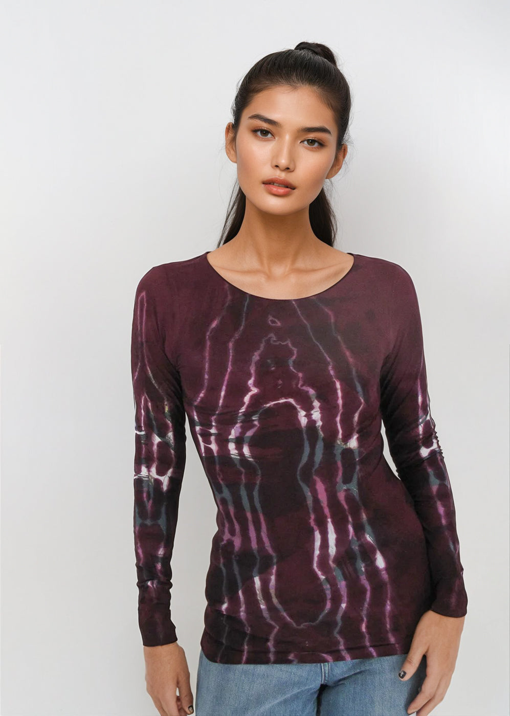 Web Exclusive - Raw Edge Second Skin Top