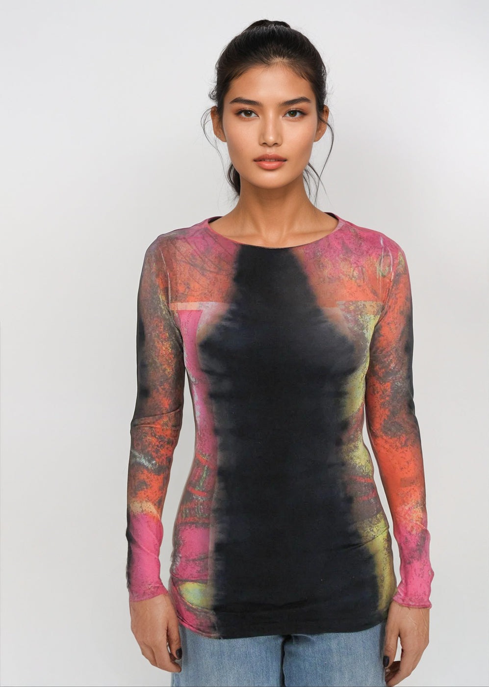 Web Exclusive - Raw Edge Second Skin Top