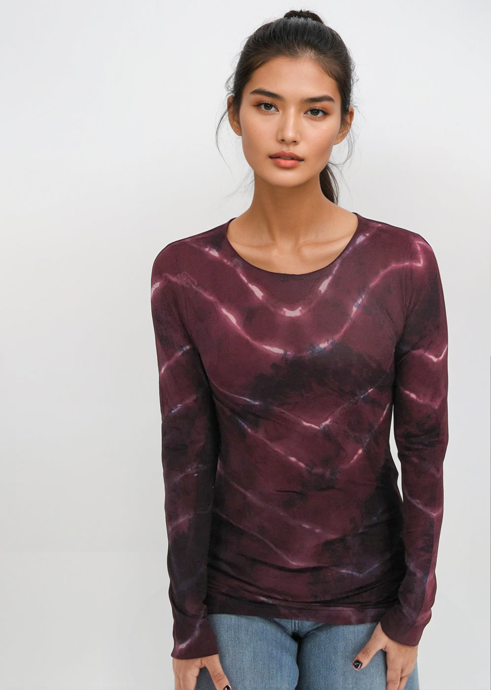 Web Exclusive - Raw Edge Second Skin Top