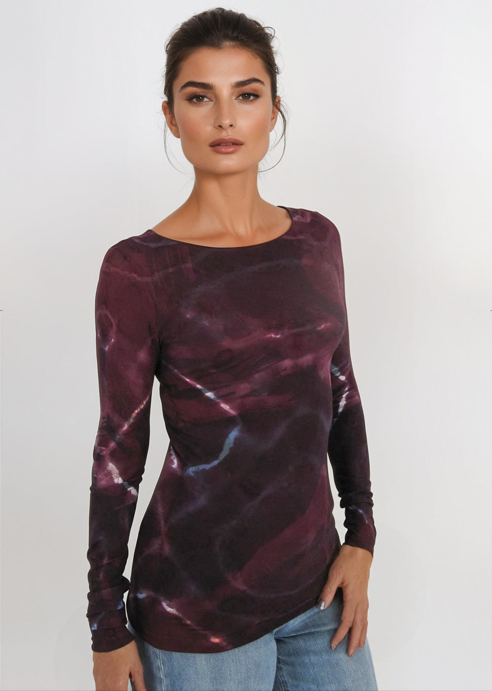 Web Exclusive - Raw Edge Second Skin Top