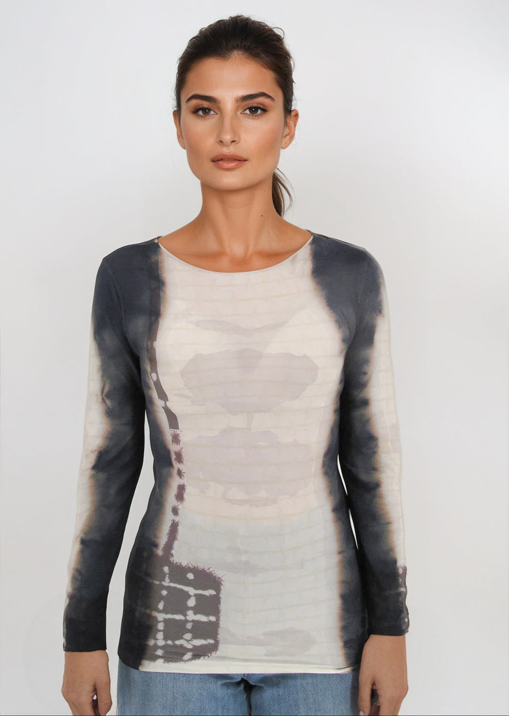 Web Exclusive - Raw Edge Second Skin Top