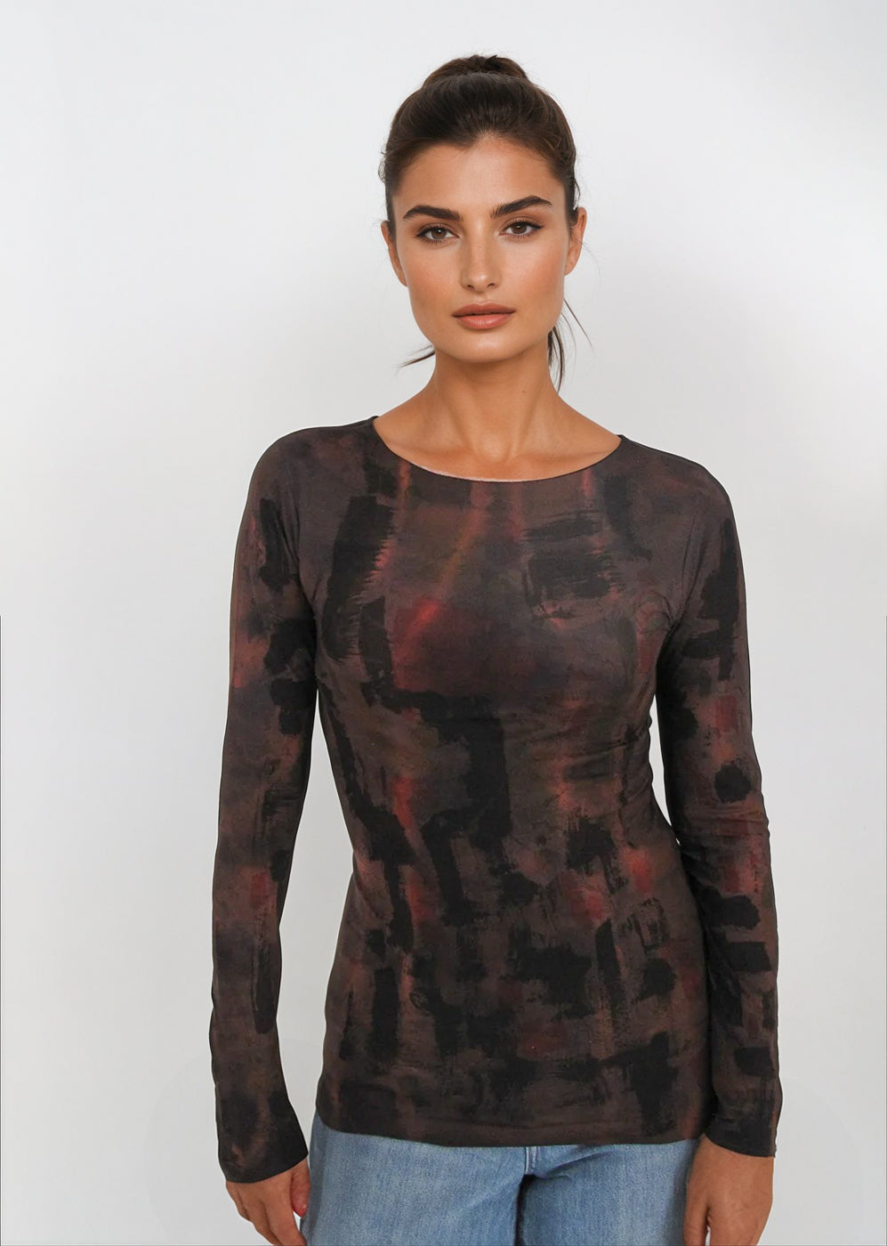 Web Exclusive - Raw Edge Second Skin Top