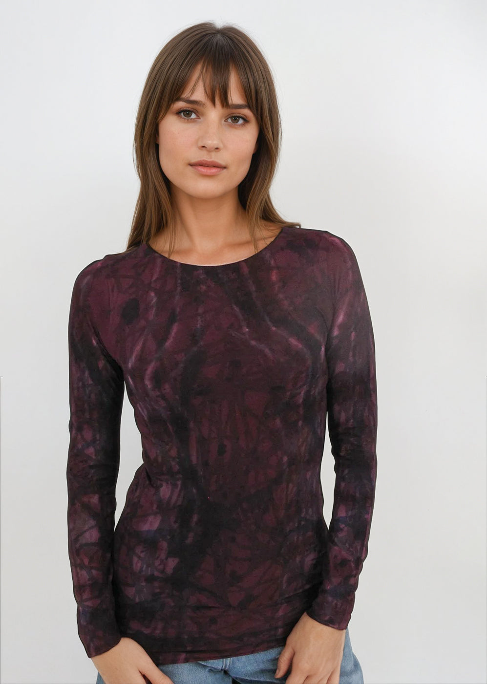 Web Exclusive - Raw Edge Second Skin Top