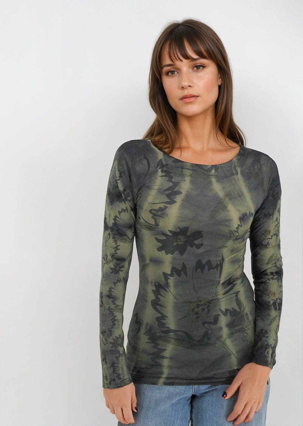 Web Exclusive - Raw Edge Second Skin Top