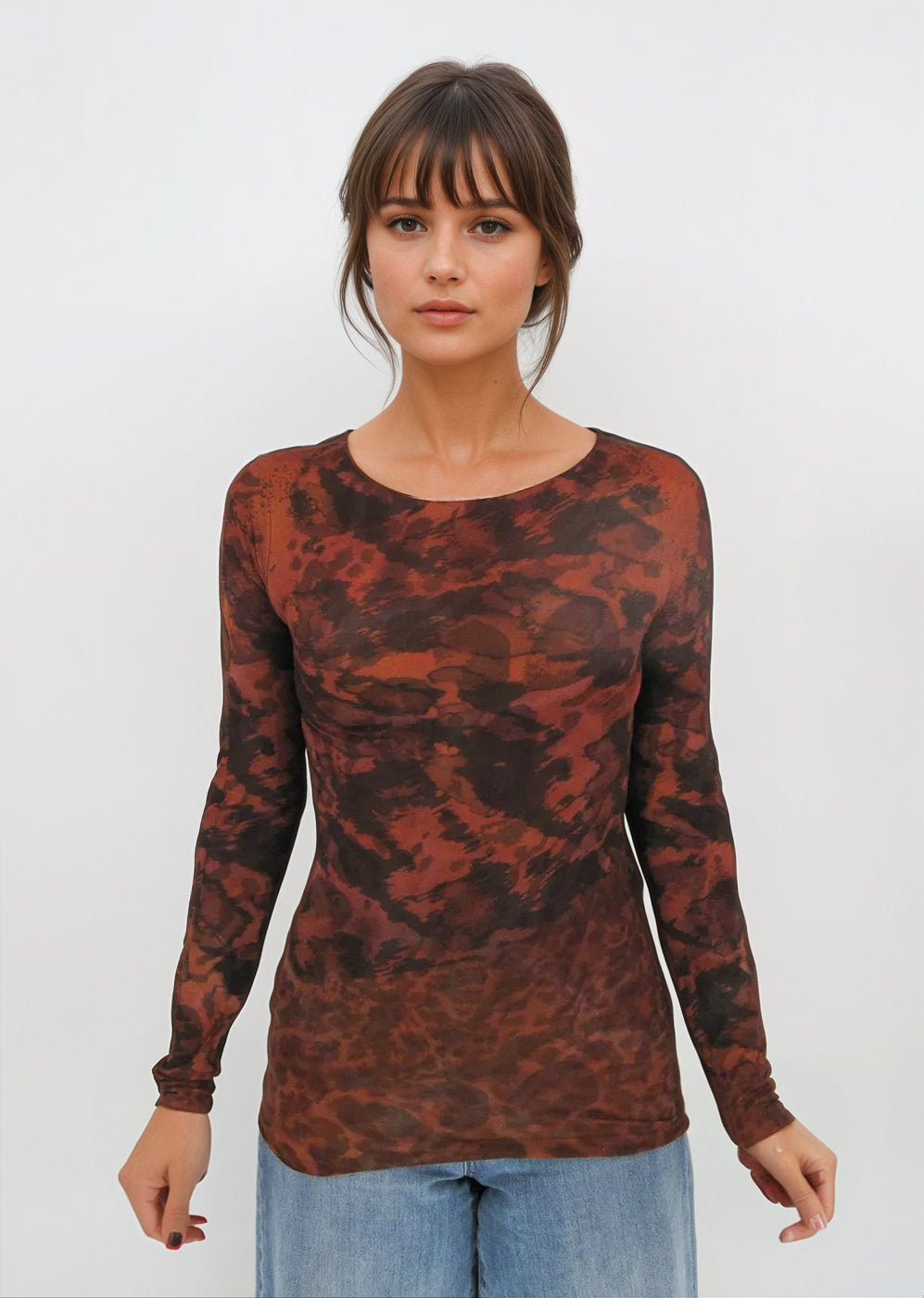 Web Exclusive - Raw Edge Second Skin Top