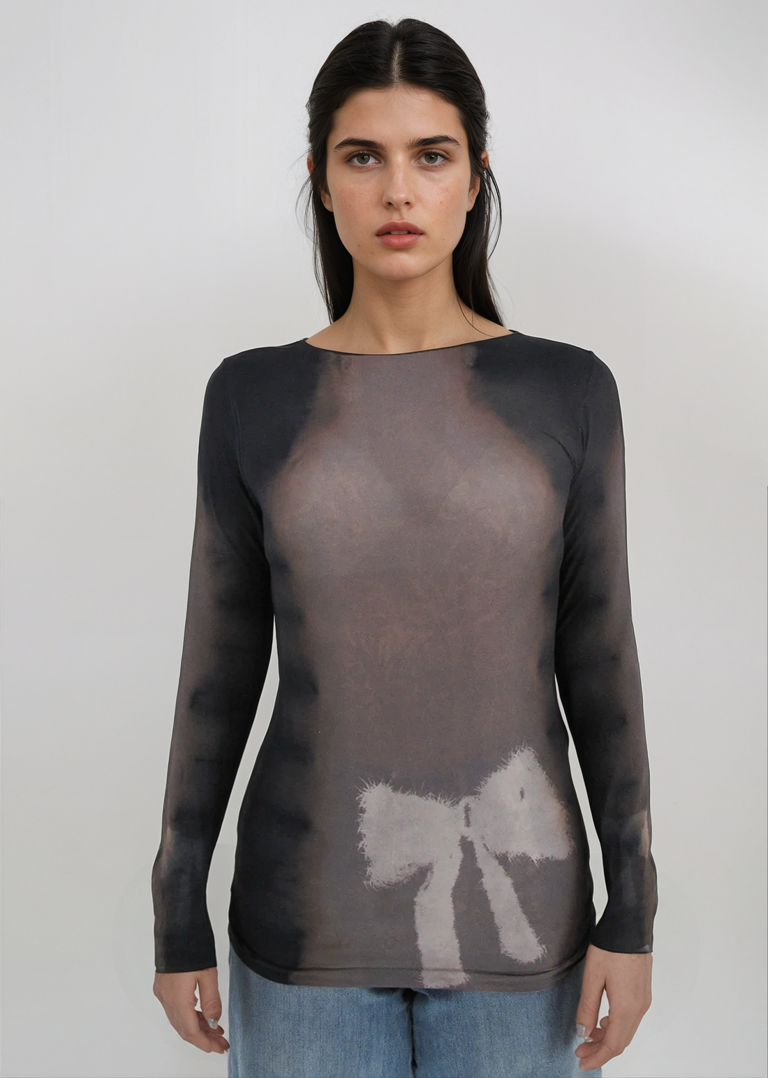 Web Exclusive - Raw Edge Second Skin Top