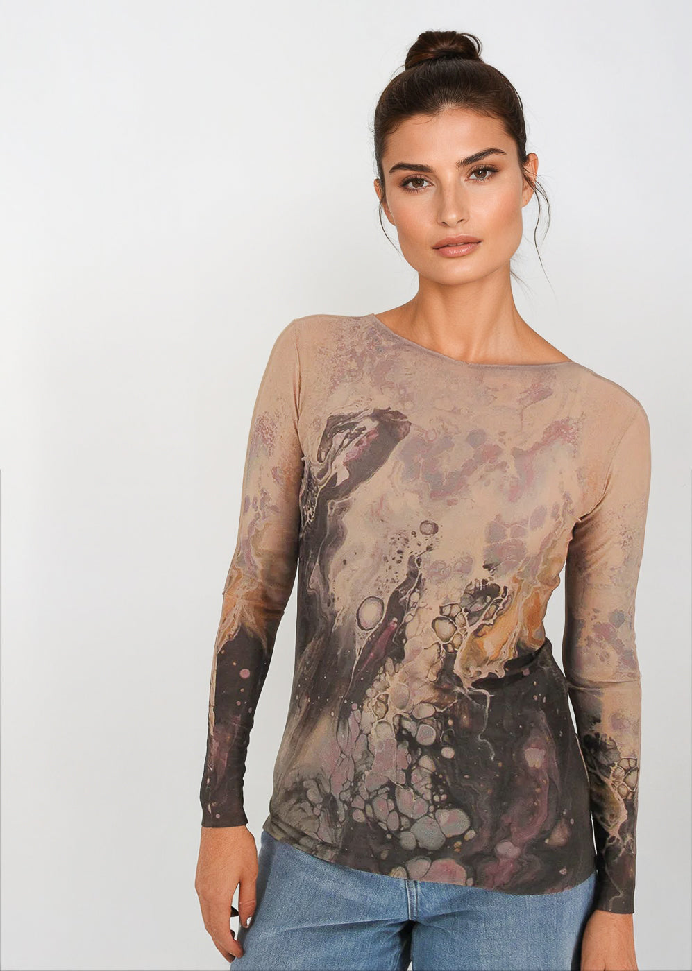 Web Exclusive - NudiTee Sheer Top