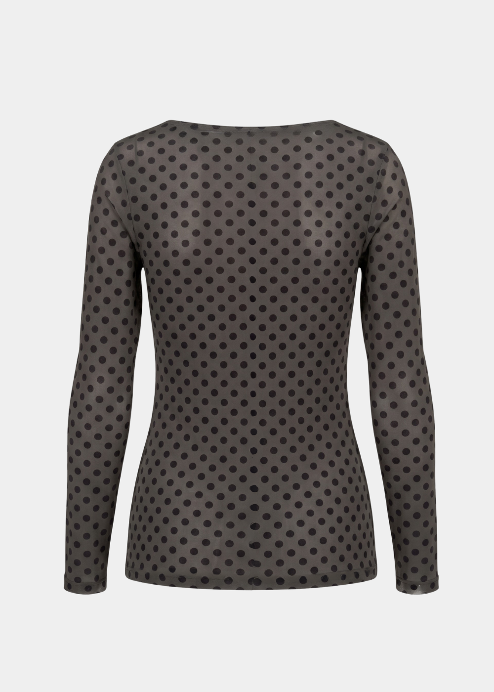 Mini Dot Raw Edge Second Skin Top