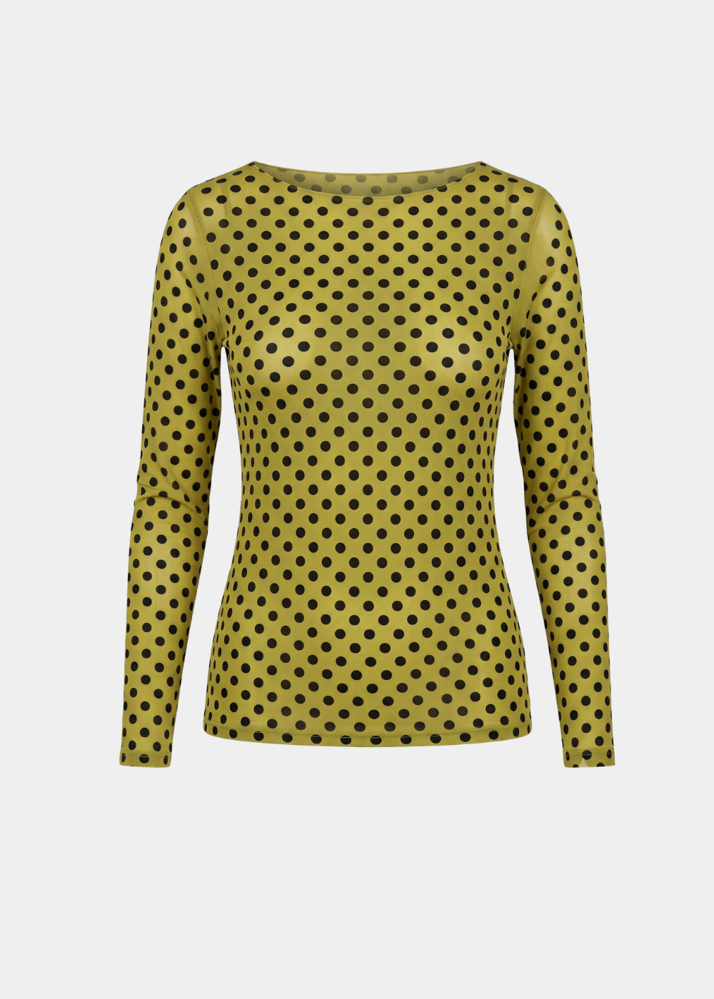 Mini Dot Raw Edge Second Skin Top