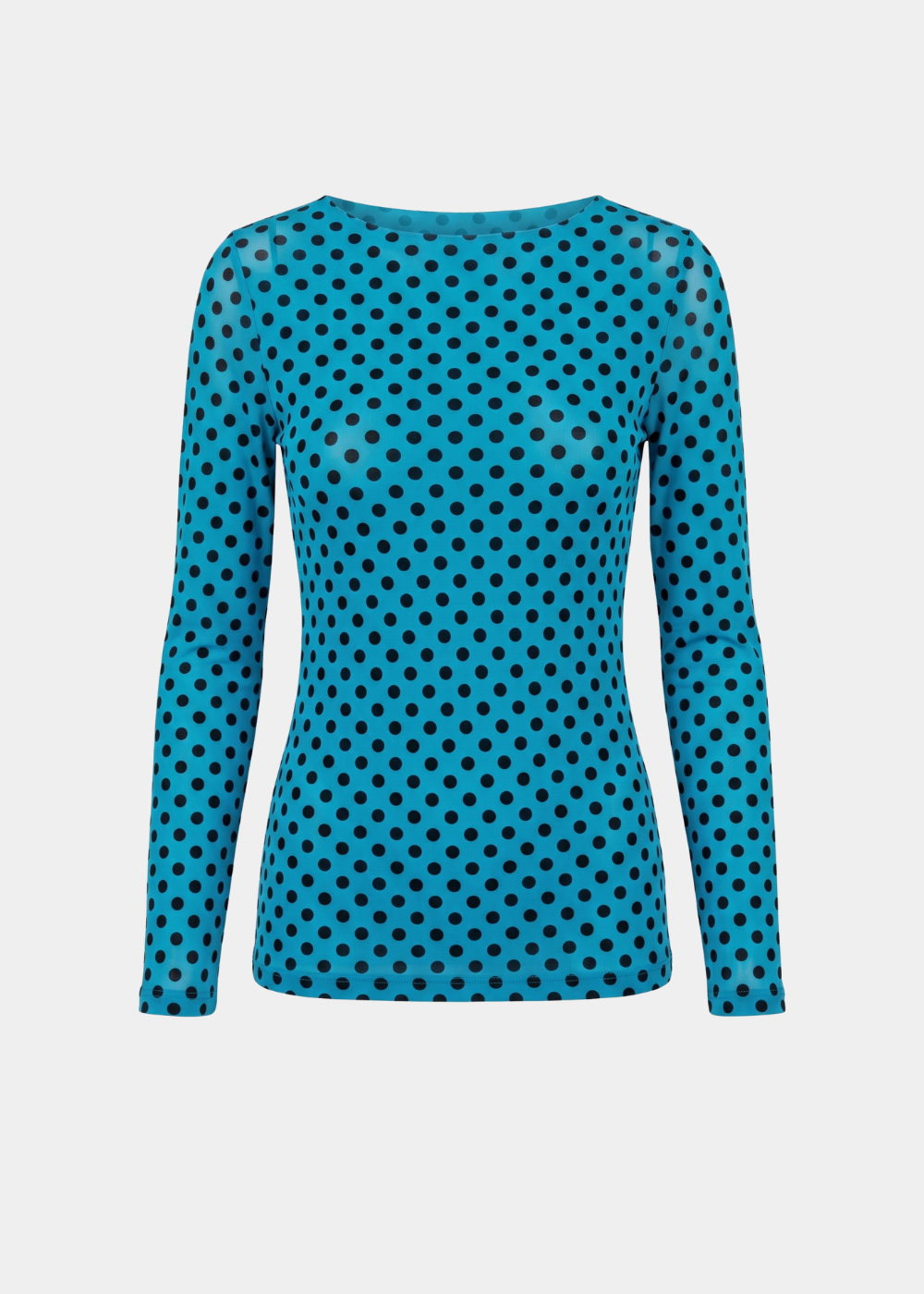 Mini Dot Raw Edge Second Skin Top