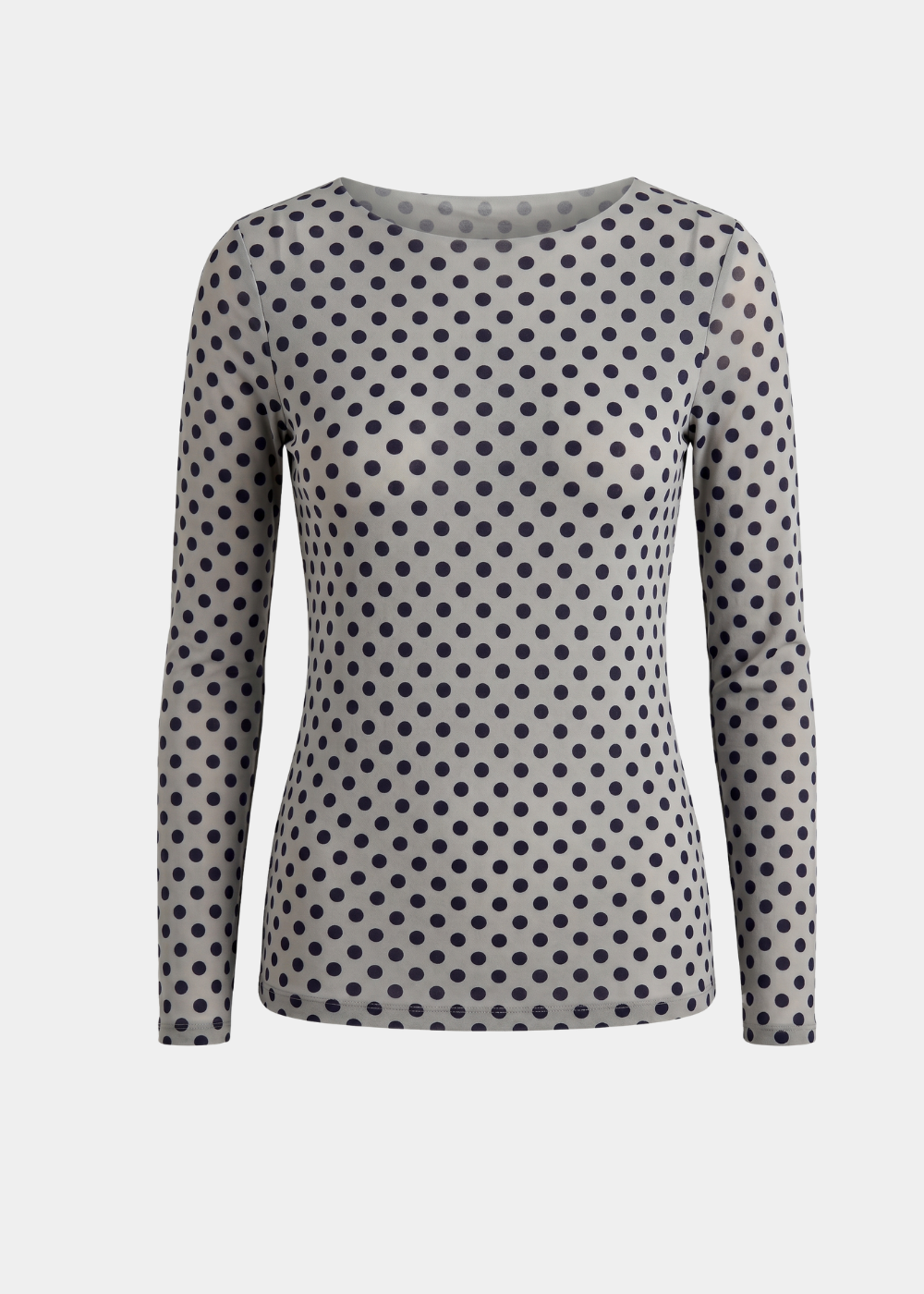 Mini Dot Raw Edge Second Skin Top