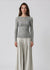 Classic Dot Raw Edge Second Skin Top