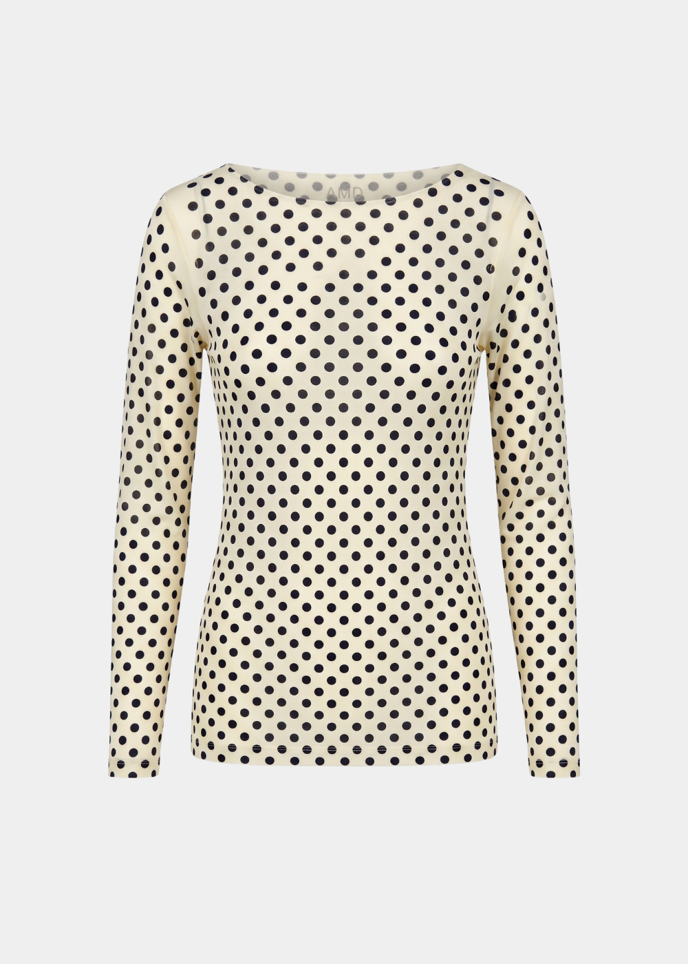 Mini Dot Raw Edge Second Skin Top
