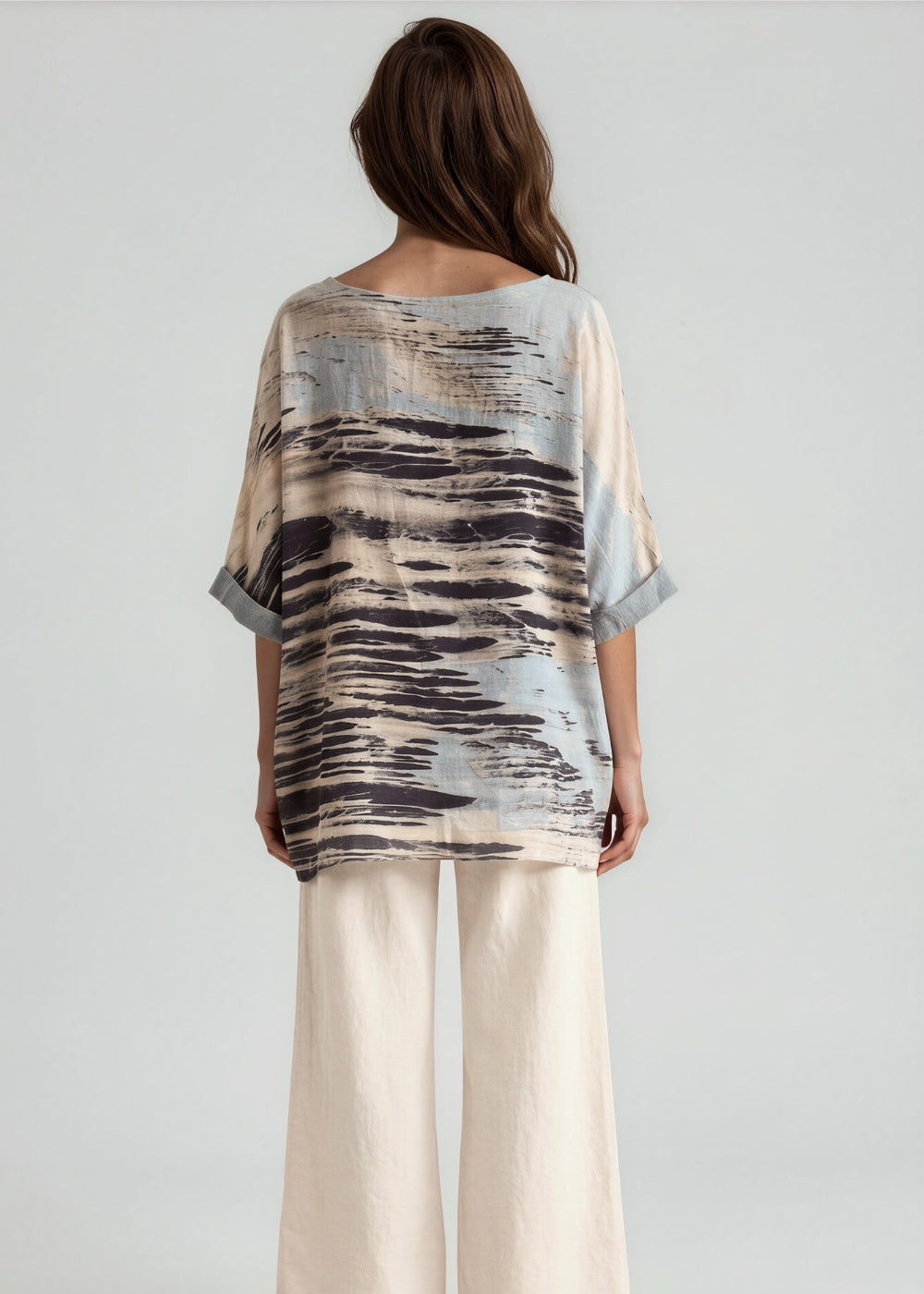 Capri Poncho in Here & There