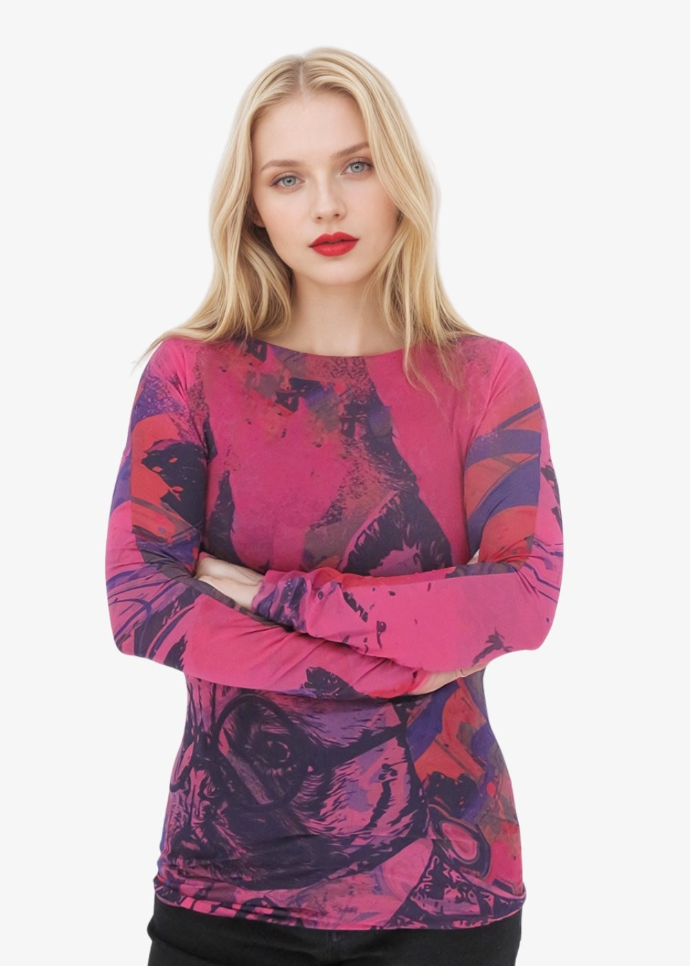 Best Friend Second Skin Raw Edge Top- In Stock