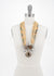 Silk Cotton Sun Necklace