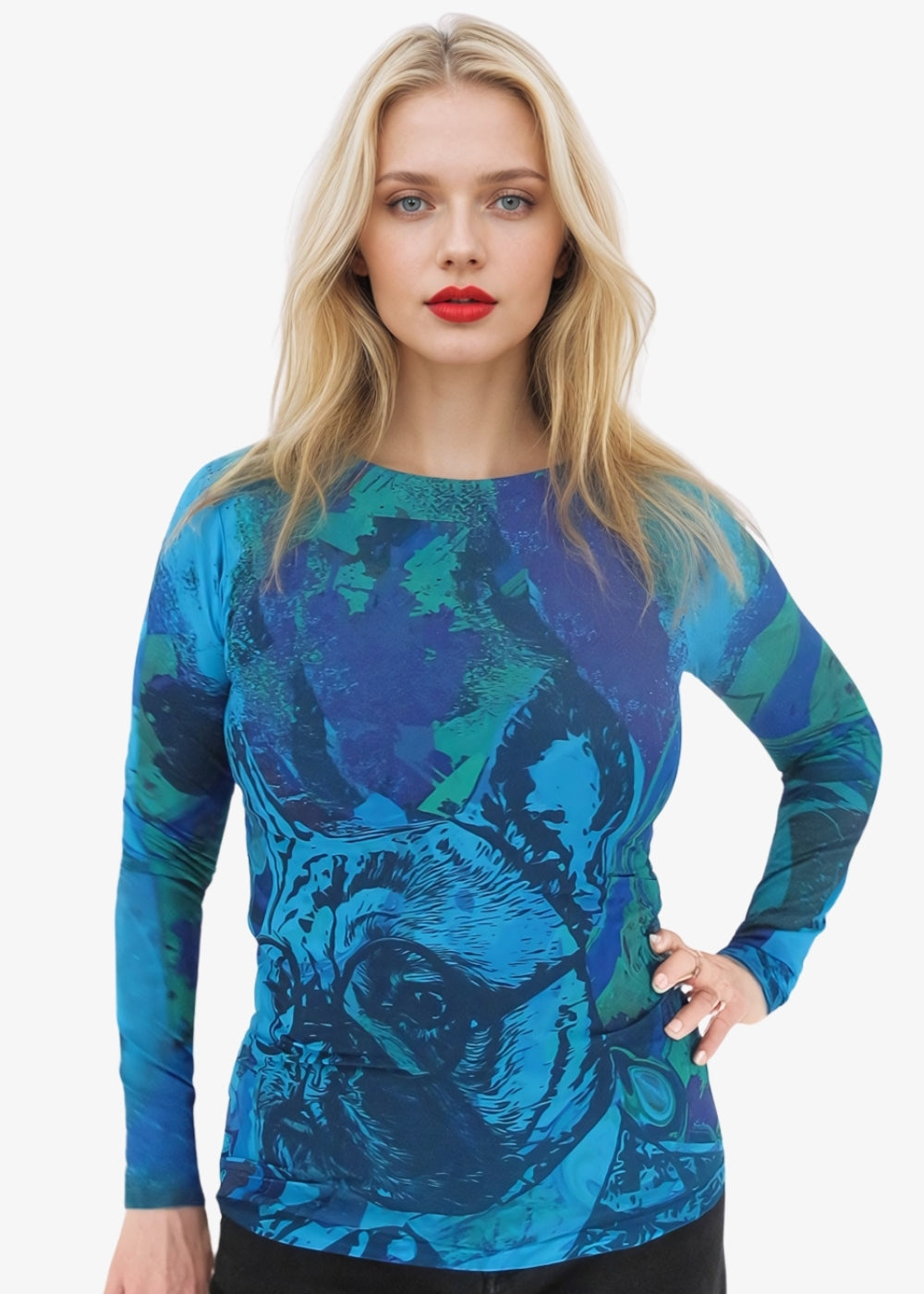 Best Friend Second Skin Raw Edge Top- In Stock