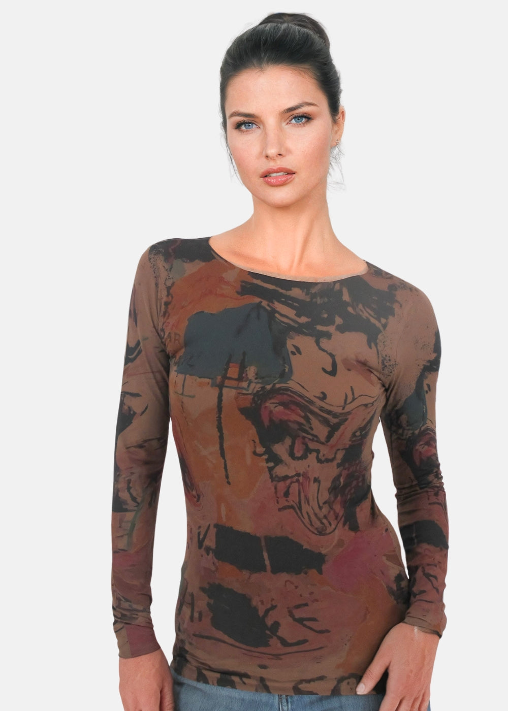 Artiste Second Skin Raw Edge Top