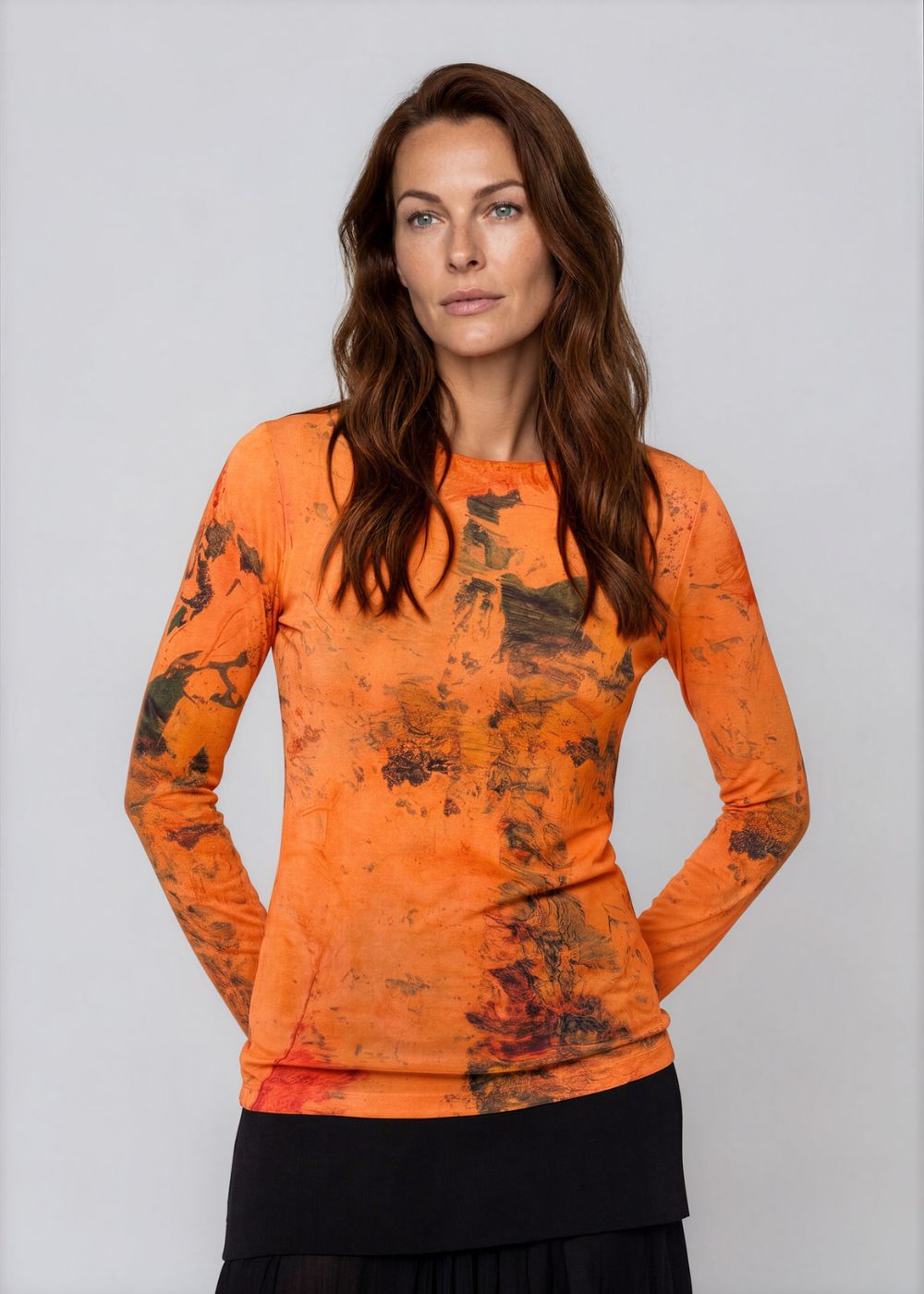 Ethereal Second Skin Raw Edge Top