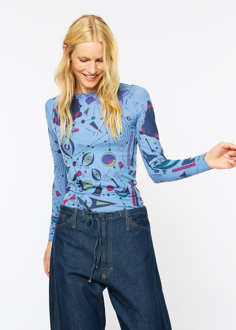 Miro Second Skin Raw Edge Top- In Stock