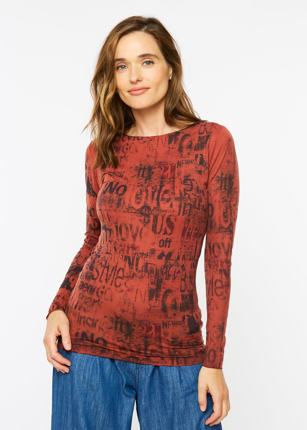 Free Press Second Skin Raw Edge Top