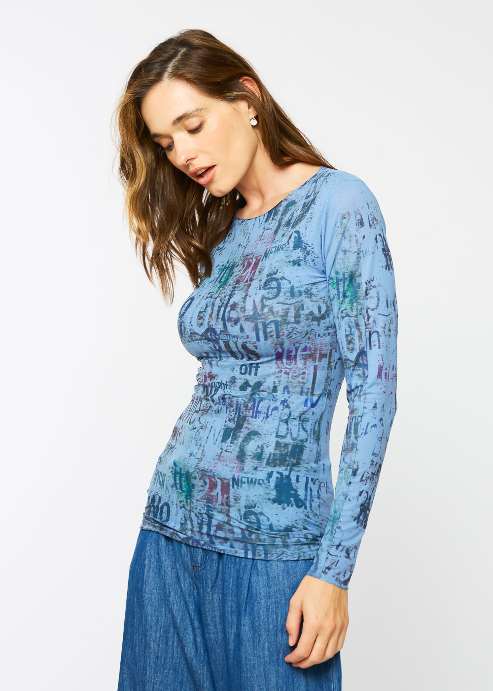 Free Press Second Skin Raw Edge Top- In Stock