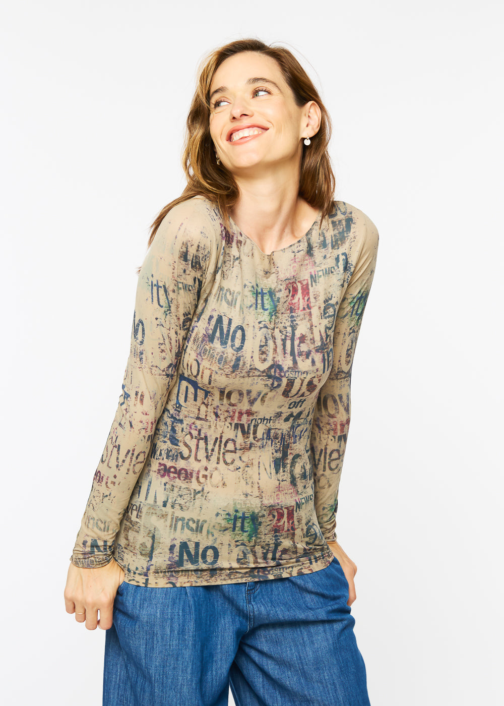 Free Press Second Skin Raw Edge Top