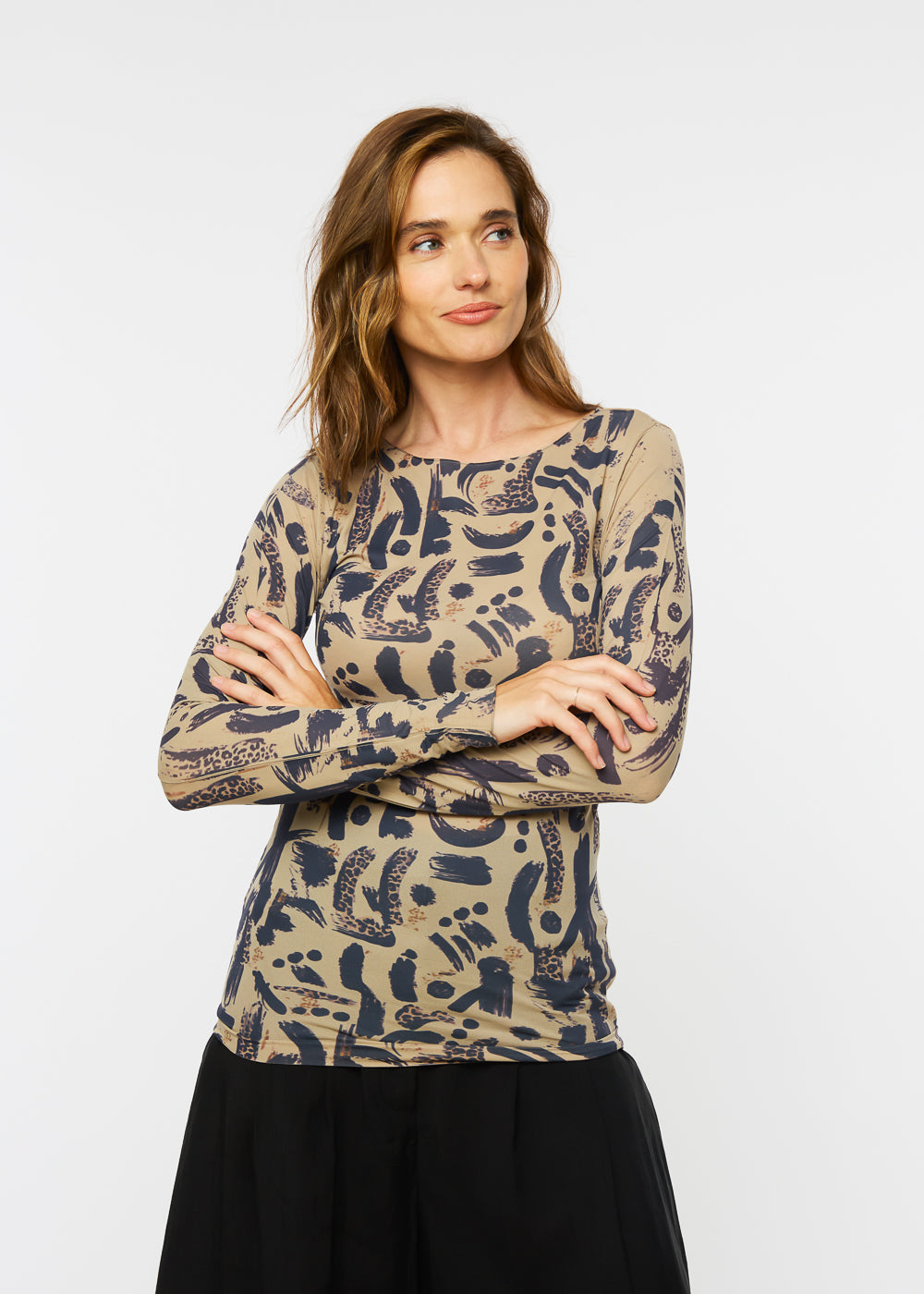 Savage Second Skin Raw Edge Top- In Stock