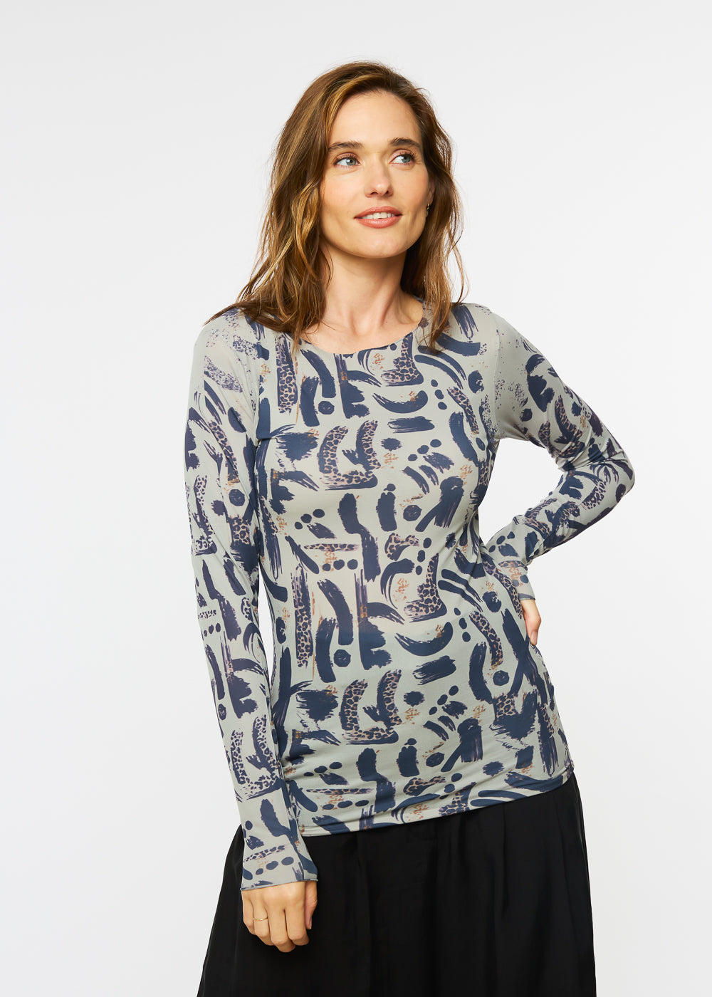 Savage Second Skin Raw Edge Top- In Stock