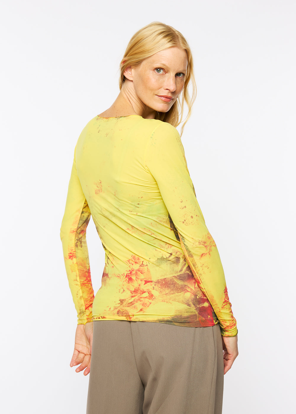 Flower Child Raw Edge Second Skin Top